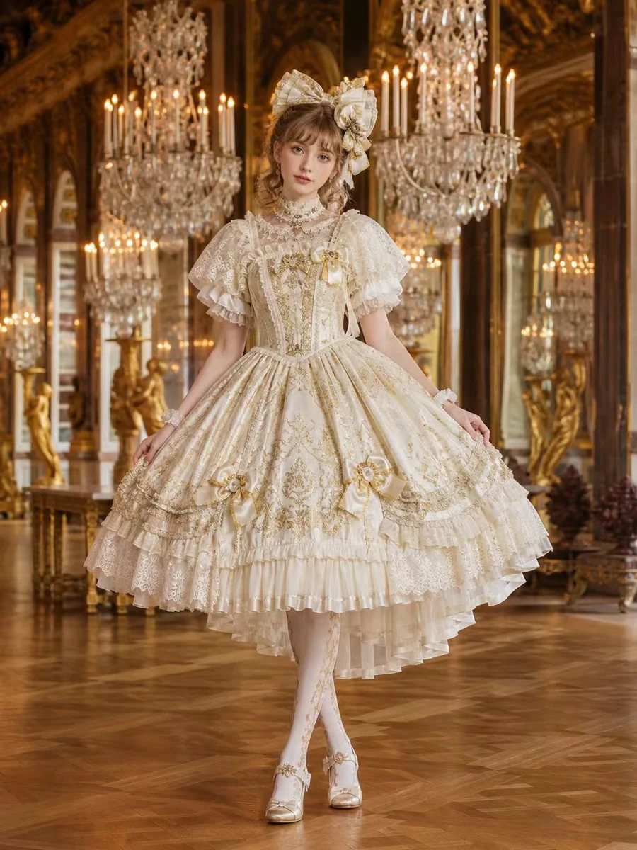 Ivory Ballroom Classic Princess JSK Pre-Order main product image - Classic Lolita JSK for pre-order