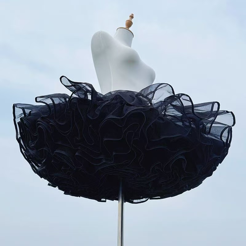 Lolita Petticoat Underskirt for Bell Silhouette - model coord styling view for Essential / Classic Lolita coords