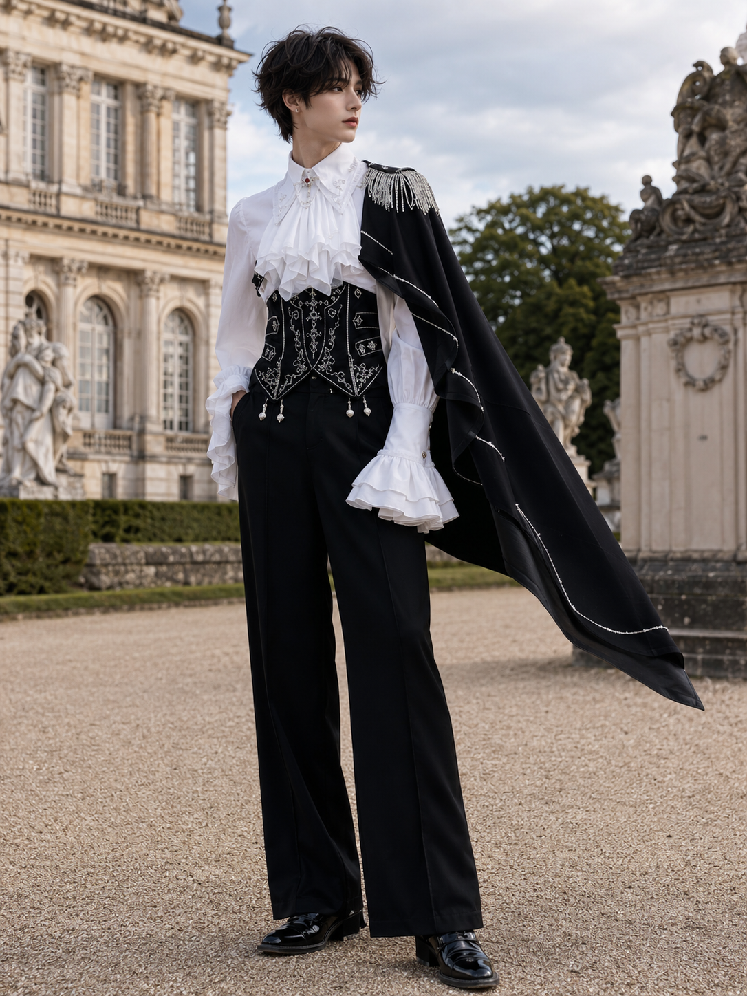 Royal Pact Palace Ouji Set in Black and White, main product styling view 01